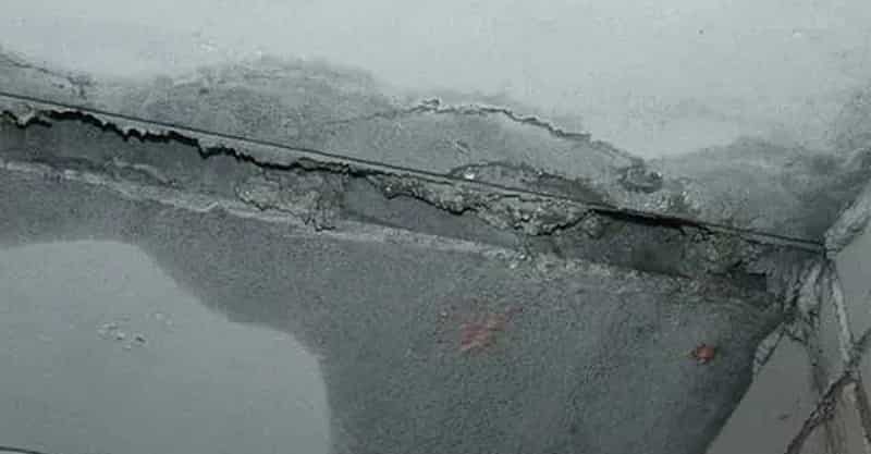 Протечки в бетоне