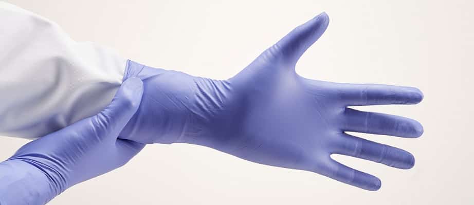 Работы с составом производить в перчатках